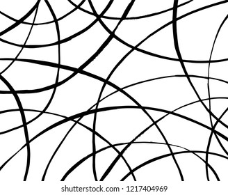 Brush pattern. Grunge background. Vector.