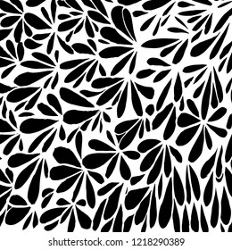 Brush pattern. Grunge background. Vector.