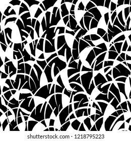 Brush pattern. Grunge background. Vector.