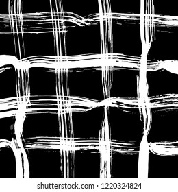 Brush pattern. Grunge background. Vector.