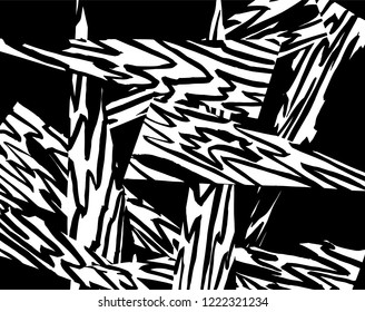 Brush pattern. Grunge background. Vector.