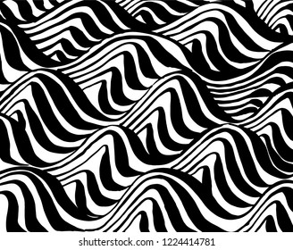 Brush pattern. Grunge background. Vector.