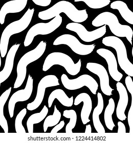 Brush pattern. Grunge background. Vector.