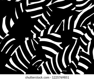 Brush pattern. Grunge background. Vector.