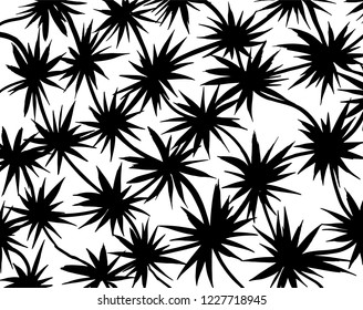 Brush pattern. Grunge background. Vector.
