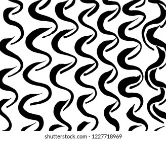 Brush pattern. Grunge background. Vector.