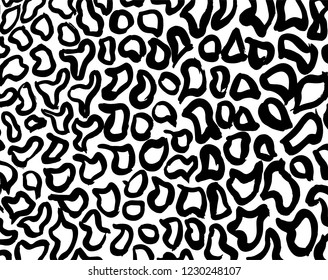Brush pattern. Grunge background. Vector.