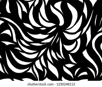 Brush pattern. Grunge background. Vector.