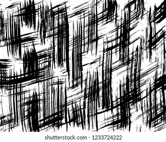 Brush pattern. Grunge background. Vector.