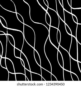 Brush pattern. Grunge background. Vector.