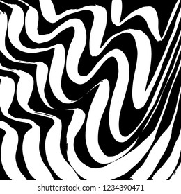 Brush pattern. Grunge background. Vector.