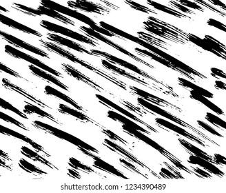 Brush pattern. Grunge background. Vector.