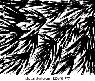 Brush pattern. Grunge background. Vector.
