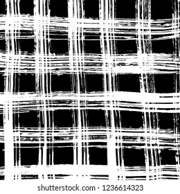 Brush pattern. Grunge background. Vector.