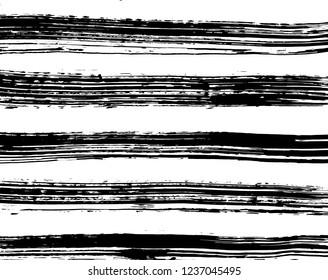 Brush pattern. Grunge background. Vector.