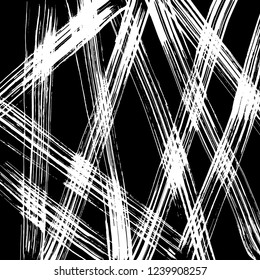 Brush pattern. Grunge background. Vector.