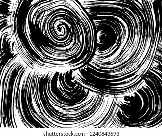 Brush pattern. Grunge background. Vector.