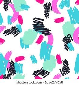 Brush Pattern Vector Background Illustration . For Fashion Design ,Wrapping Paper,Fabric,Postcard,Poster,Party,Wallpaper,Goods ,Brochure, Placard 