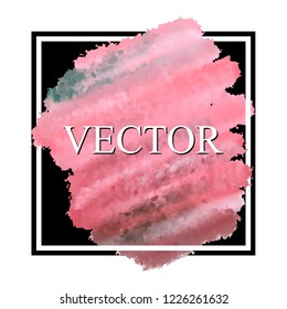 Brush in pink vector drawing for your creativity.