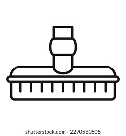 Brush pool cleaning icon outline vector. Water equipment. Filter vacation
