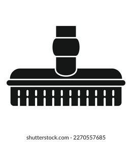 Brush pool cleaning icon simple vector. Water equipment. Filter vacation