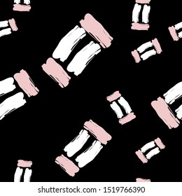 Brush print sketch. Pattern texture pastel stroke. Abstract drawn. Colorful brush print sketch.