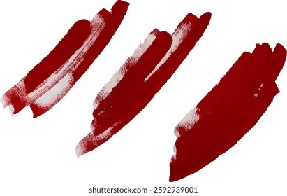 Brush red abstracts lips beauty designs 