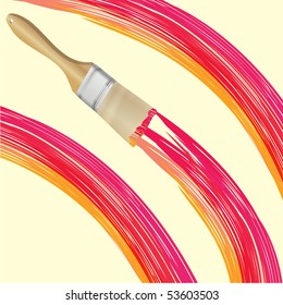 brush red color