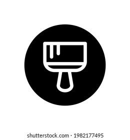 Brush rounded icon filled style