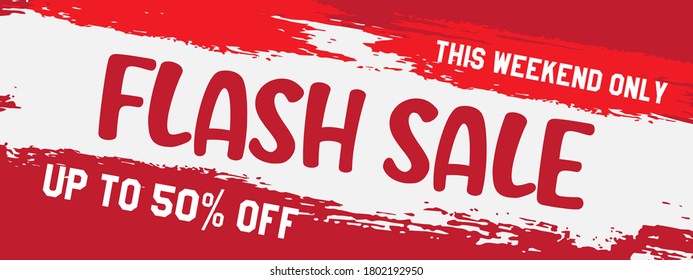 brush sale banner promotion ribbon banner, scroll, price tag, sticker Vector illustration