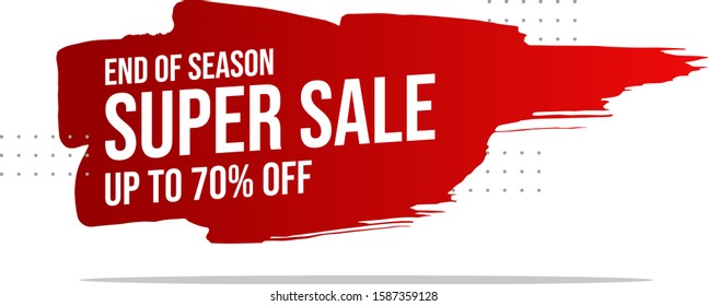 Brush sale banner super sale