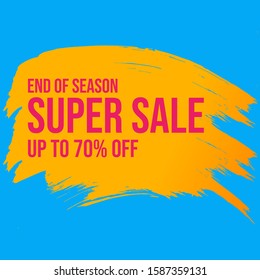 Brush sale banner super sale