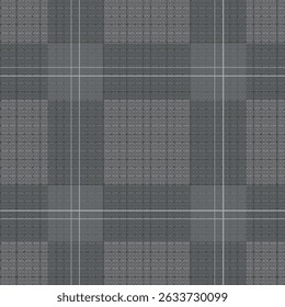 Brush scottish texture fabric, plaid pattern, vector design