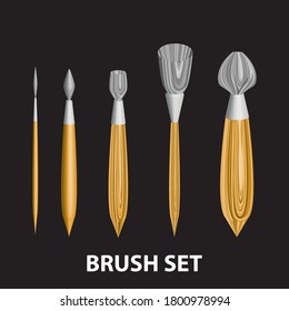 brush set 3D vintage vector class room clip art is the graphic arts,refers to pre-made images used to illustrate any medium. 
