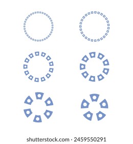 Brush set logo and icon design , flower brush set for any business