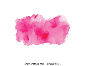 brush shades pink watercolor vector graffiti illustration image.