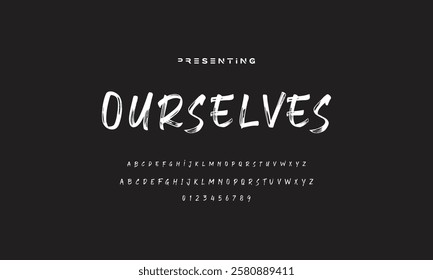 BRUSH Signature Font Calligraphy Logotype Script Brush Font Type Font lettering handwritten. Handwrite Brush font for lettering quotes. Hand drawn brush style modern calligraphy.