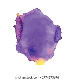 pincel de las sombras de salpicadura acuarela.vector ilustración creativa.