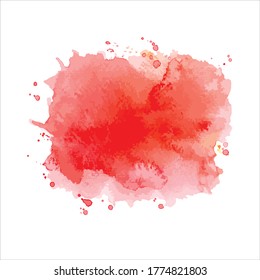 brush of splash shades watercolor.vector creative illustration.