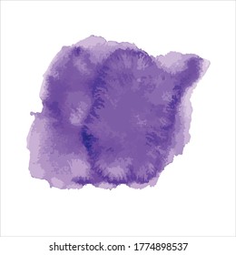 brush of splash shades watercolor.vector creative illustration.