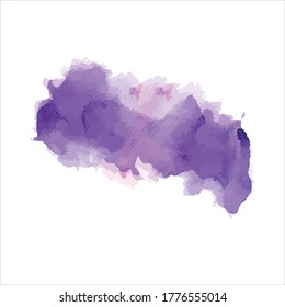 Pinsel der Splash-Schattierungen Aquarell.Vektorgrafik kreative.