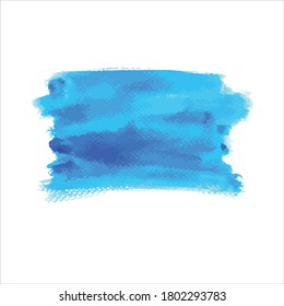 Blue Watercolor Splash Vector Illustration Isolated Stock Vector ...