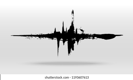 brush stain sound wave vector