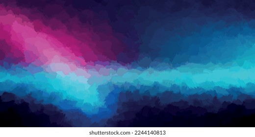 brush stoke neon rainbow gradient tone topography horizontal map wall mural blurred abstract backdrop