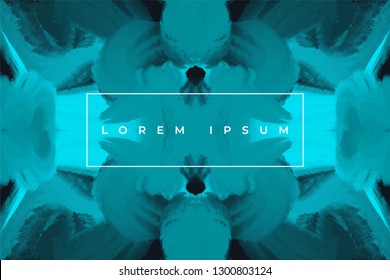 Brush stokes acrylic and oil paint graphic stylish wallpaper. Trendy futuristic modern design, cloth print, laptop or phone case layout, cover. Eps vector illustration