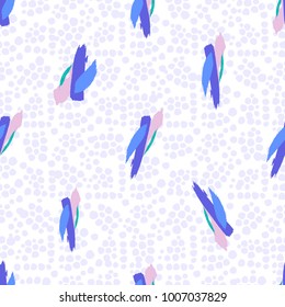 Brush Stokes Print.Contemporary Seamless Pattern Background  for Fashion or Advertising 