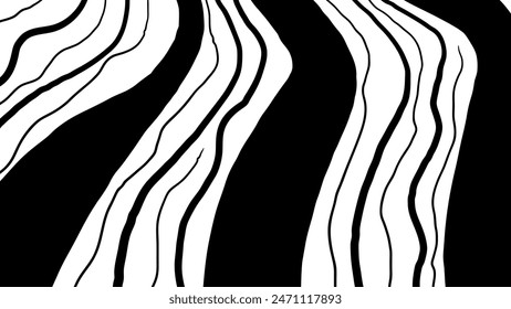 brush stripes  vector hand-drawn background 