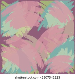 Brush stroke abstract background. Colorful grunge hand drawn pattern