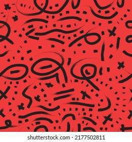 Brush stroke abstract  pattern