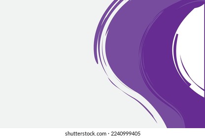 Pinselstrich, abstrakter violetter Hintergrund, Vektorgrafik